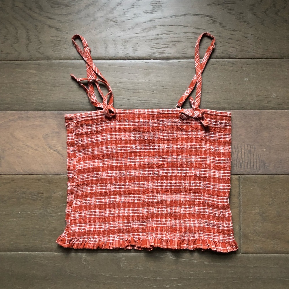 Forever21 Summer Orange Crop Top